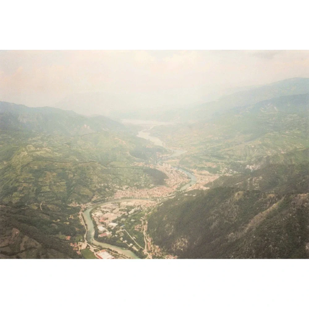 Vintage 1999 USAF Aerial Photos Bosnia Balkans Mountains Rivers Lot of 11 - Picture 5 of 11